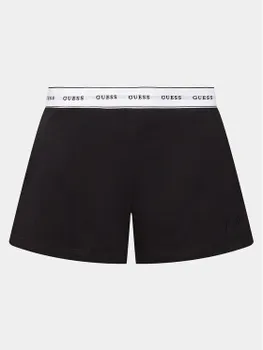 Пижамные шорты свободного кроя Guess, черный
