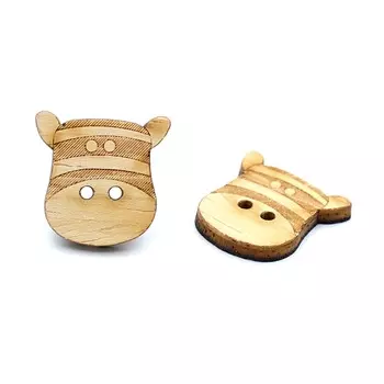 LW767-V45 Набор пуговиц 'Зебра', упак./2 шт., Magic Buttons