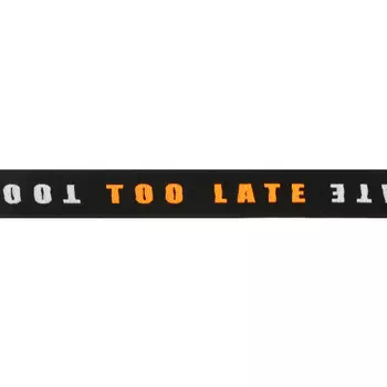 Лента отделочная с надписью 'TOO LATE' 20мм*25м