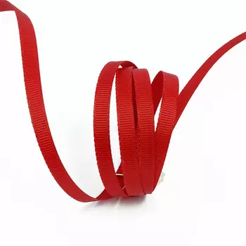 Лента репсовая IDEAL 6мм*22,85м (260 (5058) бордовый)