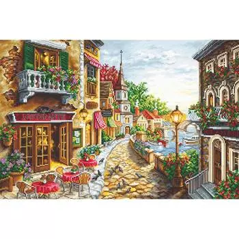 Leti904 Набор для вышивания LetiStitch 'Приглашение на обед' 45*30см