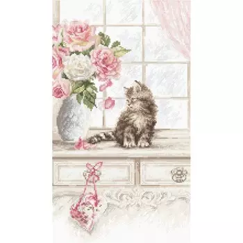 Leti976 Набор для вышивания LetiStitch 'Котенок' 35*20см