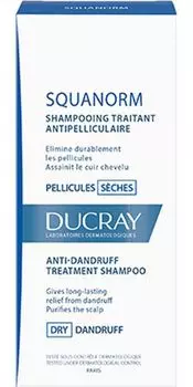 Шампунь от сухой перхоти Squanorm Ducray/Дюкрэ 200мл