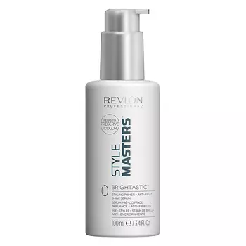 Revlon Professional Моделирующий праймер и дисциплинирующая сыворотка для блеска волос Brightastic, 100 мл (Revlon Professional, Style Masters)
