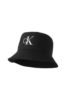Панама хлопковая с логотипом Calvin Klein Jeans