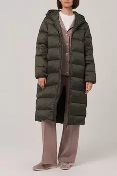 Пальто утепленное с капюшоном ELEGANZZA