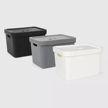 Контейнер для хранения Bager Home prime с крышкой 18 л в ассортименте