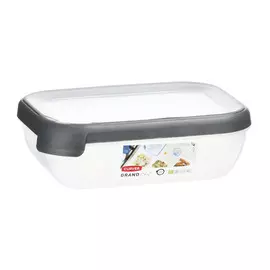 Контейнер для свч прямоугольный Curver grand chef 1.2л серый