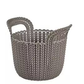 Контейнер круглый xs knit 3л темн-коричневый Curver 226398/03671-X59-00