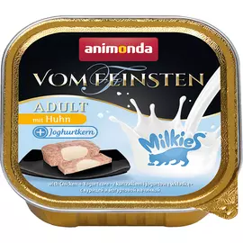 Корм для кошек ANIMONDA Vom Feinsten + Milkies Adult с курицей и йогуртовой начинкой 100 г