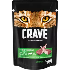 Корм для кошек Crave ягненок пауч 70 г