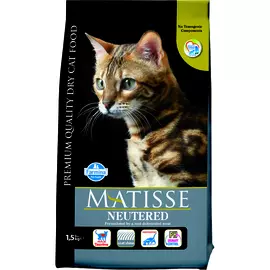 Корм для кошек Farmina Matisse Neutered для стерилизованных и кастрированных 1,5 кг