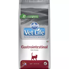 Корм для кошек Farmina Vet Life Gastrointestinal при заболеваниях желудочно-кишечного тракта 2 кг