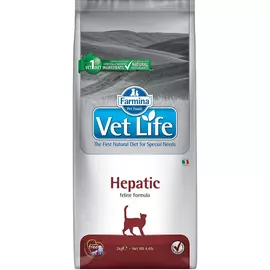 Корм для кошек Farmina Vet Life Hepatic при заболевании печени 2 кг