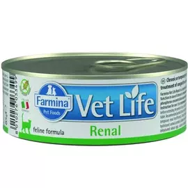Корм для кошек Farmina Vet Life Renal при почечной недостаточности 85 г