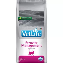 Корм для кошек Farmina Vet Life Struvite Management при мочекаменной болезни и идиопатическом цистите 5 кг