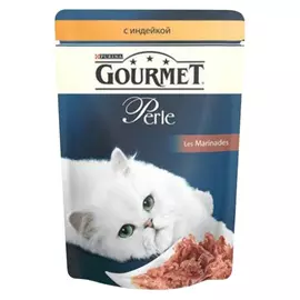 Корм для кошек GOURMET Perle индейка 85г