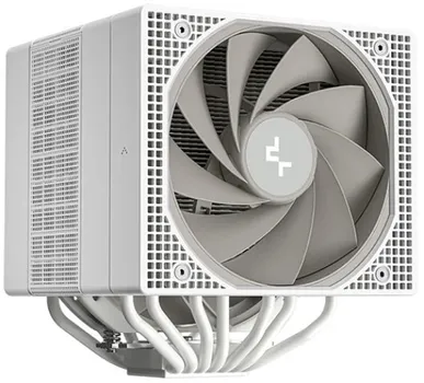 Кулер Deepcool ASSASSIN IV WH LGA2066/2011-v3/2011/1700/1200/115X/AM5/AM4 (120mm + 140mm fan, 500-1700rpm, 79.1CFM, 29.3dBA, 4-pin PWM) RET