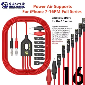 MECHANIC Phone Power Air Boot Line Тестовый кабель питания постоянного тока для iPhone 7-11 12 13 14 15 16 Pro Max Шнур для активации материнской платы