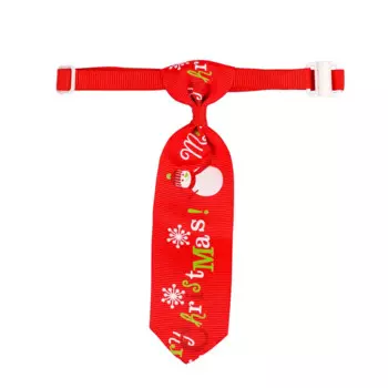 Petmax Галстук для кошек и собак Merry Christmas, красный