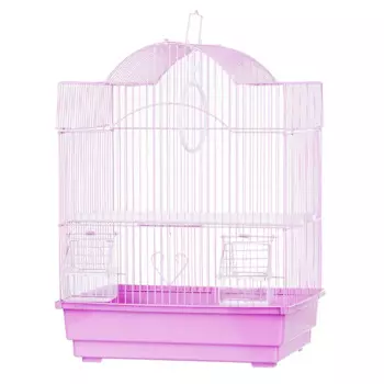 Petmax Клетка для мелких птиц 35x28x46 см фиолетовая