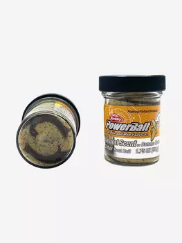 Паста форелевая Berkley PowerBait Natural Scent Glitter Trout Bait 50гр Fruits/ Банановый взрыв 50gr, Бежевый