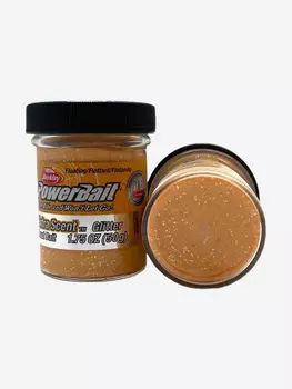 Паста форелевая Berkley PowerBait Select Glitter Trout Bait Salmon Egg/ Икра лосося 50gr, Оранжевый