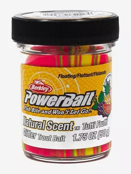 Паста форелевая Berkley PowerBait Trout Bait Fruits Tutti Frutti/ Фруктовая Тутти Фрутти 50gr, Розовый