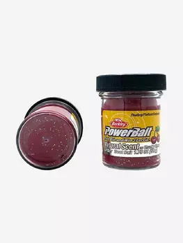 Паста форелевая Berkley PowerBait Trout Bait Fruits Chunky Cherry 50gr, Красный