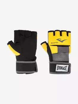 Перчатки-бинты снарядные Everlast Evergel, Желтый, размер 11 oz