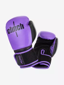 Перчатки боксерские Clinch Aero 2.0 фиолетово-черные, Фиолетовый