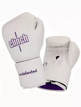Перчатки боксерские Clinch Undefeated белые, Белый