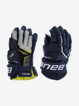Перчатки хоккейные Bauer SUPREME 3S, Синий, размер 15