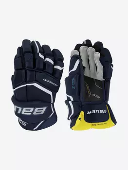 Перчатки хоккейные Bauer SUPREME S29 - SR, Синий, размер 15