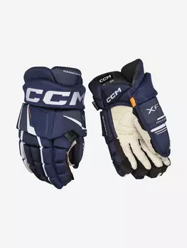 Перчатки хоккейные CCM Tacks XF Pro SR, Синий