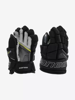 Перчатки хоккейные детские Bauer Supreme Ultrasonic, Черный, размер 10