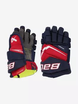Перчатки хоккейные детские BAUER Vapor Flypro JR, Синий