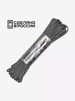 Паракорд 550 CORD nylon 30м SuperReflective (black snake), Черный