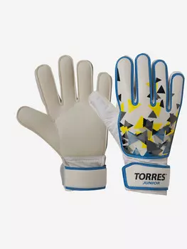Перчатки вратарские Torres Jr. р.7 арт.арт.FG05212-7 бело-голуб-желтый, Белый