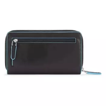 Кошелек женский Piquadro Blue Square черный, 3x17,5x10 см PD1354B2R/N