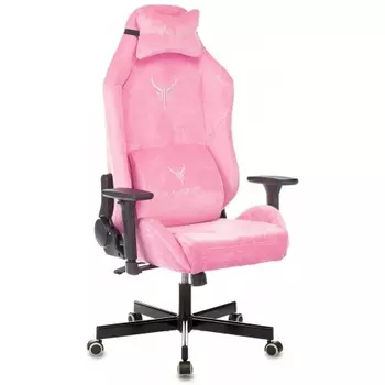 Кресло игровое Knight N1 Fabric розовый