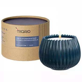 TKANO Свеча ароматическая Nutmeg, Leather & Vanilla 200.0