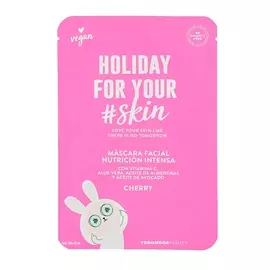TODOMODA Маска для лица HOLIDAY FOR YOUR SKIN с экстрактом вишни (питательная) 25.0