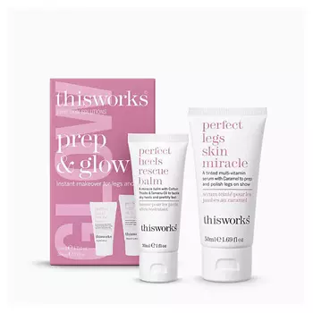 THIS WORKS Набор средств для ухода за ногами Prep and Glow Kit