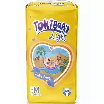 TOKIBABY Подгузники - трусики M 6-11 кг 48.0