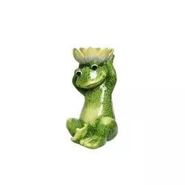 Декоративная фигурка Лягушка с кормушкой