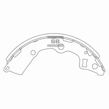 Тормозные колодки барабанные HI-Q SA154