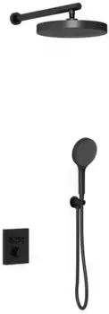 Душевая система «Vincea» Inspire VSFW-3I21MT2MB с термостатом чёрная