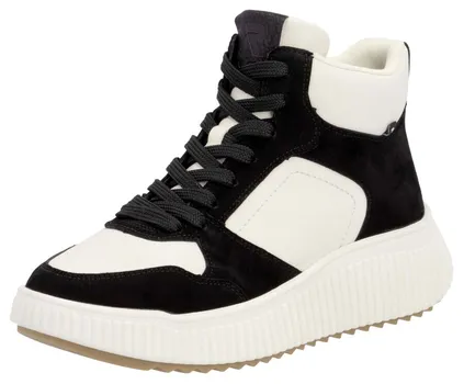 Высокие кеды Rieker Sport High-Top Sneakers, черный/белый