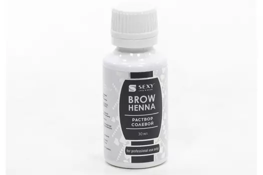 Раствор INNOVATOR COSMETICS sexy brow henna солевой д/очищения ресниц бровей 30 мл